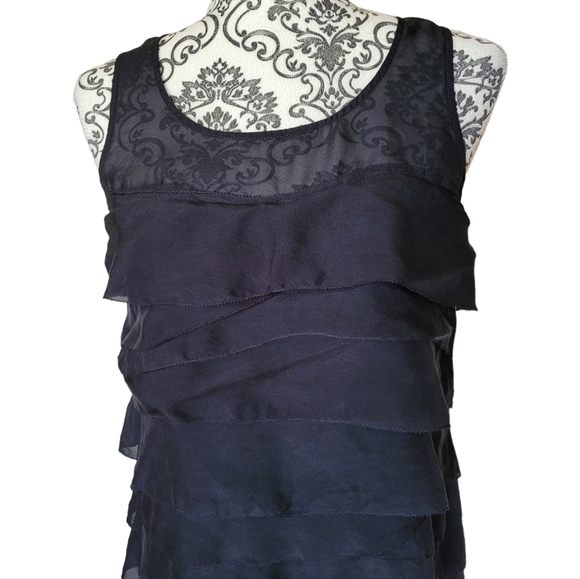 Club Monaco silk layered sleeveless blouse​ - Picture 2 of 12